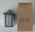 Intertek 4001800 Black Wall Mounted Sconce Item # WX2003. Fixed Price $48.50.