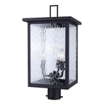 Canarm Shana 3 Light 22" Outdoor Post Lantern, Black - IOL708BK. Fixed Price $174.99.