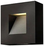 Luna 9" High Satin Black Rectangular Led Outdoor Wall Light. Fixed Price $499.00.