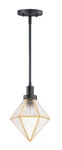 Maxim 11555BKBUB Adorn Light Mini Pendant-black Burnished Brass. Fixed Price $98.00.