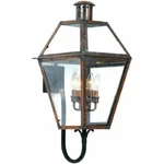 Quoizel RO8414AC 4-LIGHT Rue De Royal Outdoor Lantern In Aged Copper. Fixed Price $979.99.