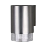 Forte Lighting 7.75" Outdoor Dark Sky Wall, Nickel/clear Seeded 1153-01-55DS. Fixed Price $57.00.