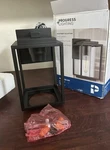 Progress Lighting Macstreet 1-LIGHT 9" Matte Black Outdoor Wall Lantern-no Glass. Fixed Price $16.00.