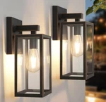 Maxvolador Outdoor Wall Sconce, Exterior Waterproof Lantern Light Fixtur.... Fixed Price $49.66.