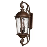 Hinkley Lighting Windsor 6 Lt Outdoor Extra Lg Wall Mount, River Rock - 1929RK. Fixed Price $1999.00.