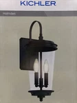 Kichler Holmden 2-LIGHT 21" Textured Black Outdoor Wall. Fixed Price $49.95.