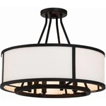 Crystorama BRY-8004-BF Ceiling Bryant Semi-flush Mount Black Forged. Fixed Price $548.00.