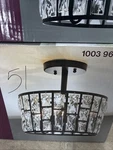 Home Decorators Collection Kristella 3-LIGHT Semi Flush Mount. Fixed Price $99.99.