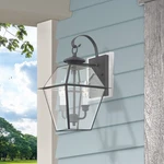 Livex Westover 16 1/2" Charcoal 2-LIGHT Outdoor Lantern Wall. Fixed Price $206.60.