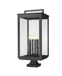 Z-lite 5019PHXXLS-SQPM Hartwell 6 Light 34" Tall Post Black. Fixed Price $1088.00.