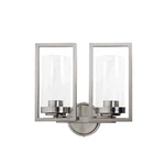 Sunset Lighting Wall Sconce, 2-LIGHT Bright Satin Nickel F15002-80. Fixed Price $34.99.