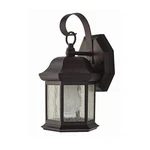 Hampton Bay 10.5 In. Bronze Outdoor Wall Light Fixture Sconce Glass Single Lamp. Fixed Price $18.99.