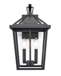 Textured Black Two Light Outdoor Wall Sconce From The Mensun Collection. Fixed Price $239.90.