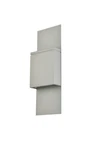 Elegant Lighting LDOD4024 Raine 17" Tall Led Outdoor Wall Sconce - Silver. Fixed Price $73.70.
