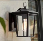 Lnc Modern Coastal Matte Black Outdoor Sconce 1-LIGHT Wall Mount Lantern. Fixed Price $29.99.