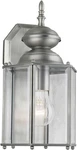 Forte Lighting 1007-01 Outdoor Wall Sconce Nickel. Fixed Price $62.10.