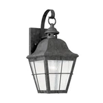 One Light Outdoor Wall Fixture-oxidized Bronze Finish-clear Seeded Glass. Fixed Price $183.20.