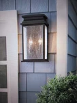 Home Decorators Sirrine 17.25 2-LIGHT Black Outdoor Wall Sconce KB27704. Fixed Price $41.61.