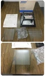 New Vintage Mcm Exterior Progress Lighting Ceiling Black & Clear P5729-31 Box. Fixed Price $30.00.