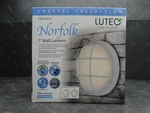 Lutec Coastal Norfolk White Outdoor Integrated Led Bulkhead Wall Lantern. Fixed Price $29.99.