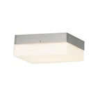 Justice Design Fusion 9" Square Led Flush Mount, Nickel/opal -FSN-4142-. Fixed Price $75.00.