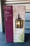 Hdc Palmer 12.36" 1-LIGHT Charred Iron Outdoor Wall Lantern Sconce. Fixed Price $70.00.