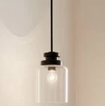 Kichler Annabeth 1 Light Black Traditional Clear Glass Pendant 3930Z. Fixed Price $34.00.