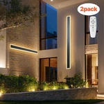 Vevor Outdoor Wall Lights 2PCS 59.1 In Long Strip Dimmable Modern Fixtures. Fixed Price $234.90.