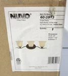 Satco Nuvo 60-5913 Light Vanity Aged Bronze White Glass. Fixed Price $59.96.