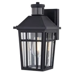 Vaxcel Garfield Park 12" Outdoor Motion Sensor Wall Light, Black/seed - T0781. Fixed Price $99.99.