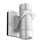 Oxygen Lighting Razzo 2 Led Exterior Sconce, Aluminum/clear 3-746-16. Fixed Price $128.00.