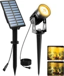 T-sun Solar Landscape Spotlights Garden Pathway Driveway IP65 Warm White. Fixed Price $26.99.