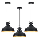 Refice 3 Pack Farmhouse Pendant Lights Black Lighting For Kitchen Isl.... Fixed Price $116.00.