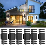 4-6 Pack Exterior Led Wall Sconce Outdoor Porch Up Down Fixtures Us. Fixed Price $96.31.