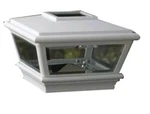 Deckorators 4X4" Solar Versa Power Post Cap - White 82191 New (lot Of 2). Fixed Price $48.97.