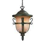 Kalco Tudor Outdoor Light Medium Hanging Lantern, Walnut - 9396WT. Fixed Price $561.00.