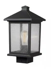 Z-lite 531PHMS Bronze Portland 14.375"H 1-LIGHT Outdoor Lantern Post. Fixed Price $49.95.