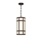 Eurofase Mont Light 18" Outdoor Led Pendant, Satin Black 42691-013. Fixed Price $522.00.