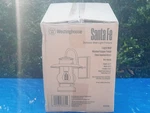 Westinghouse 6373100 Santa Fe Outdoor Wall Lantern, Copper Finish, Seeded Glass. Fixed Price $49.28.