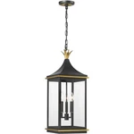 Crystorama SIM-805-MK-TG Simpson Outdoor Pendant Chandeller. Fixed Price $498.00.
