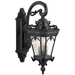 Kichler 9357 Tournai 2 Light 10"W Outdoor Wall Sconce - Black. Fixed Price $734.99.