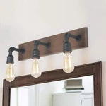 Lnc Bathroom Fixture, Farmhouse 3-LIGHT Vanity Lights, Wall Sconce Black. Fixed Price $85.99.