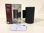 Home Decorators Collection Black Led Outdoor Wall Lantern With Frosted Glass. Fixed Price $32.99.
