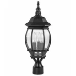 Nuvo 3 Light - 21 In. Post Lantern Clear Beveled Glass. Fixed Price $78.20.