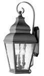 Livex Lighting 2605 Black Exeter 3-LIGHT 28"H Outdoor Wall Sconce. Fixed Price $1139.96.