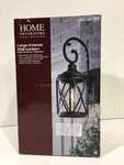 Home Decorators Collection Walcott Large 1-LIGHT Black Outdoor Wall Lantern New. Fixed Price $79.99.