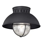 Vaxcel Harwich 10" Outdoor Flush Mount , Textured Black - T0142. Fixed Price $116.99.