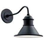 Kichler 49776 Black Northland Single Light 16-3/4"H Outdoor Wall Sconce. Fixed Price $369.99.