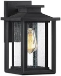 Quoizel Wakefield 11" High Earth Black Outdoor Wall Light. Fixed Price $158.99.