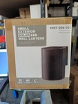 1-LIGHT Modern Black Led Solar Outdoor Wall Cylinder With Dark Sky. Fixed Price $22.00.